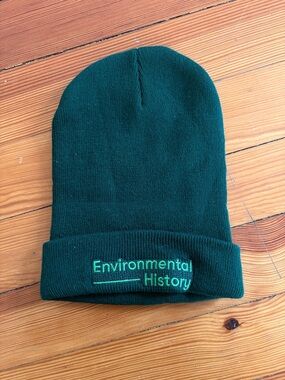 Environmental History Embroidered Beanie - Dark Green